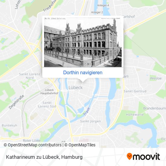 Katharineum zu Lübeck Karte