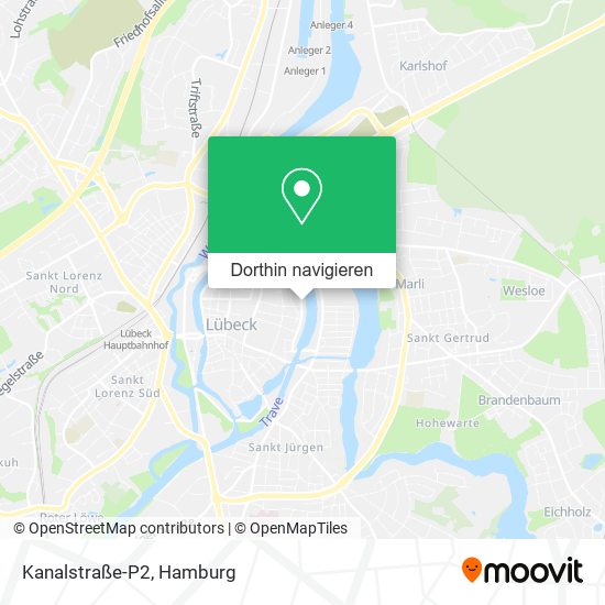 Kanalstraße-P2 Karte