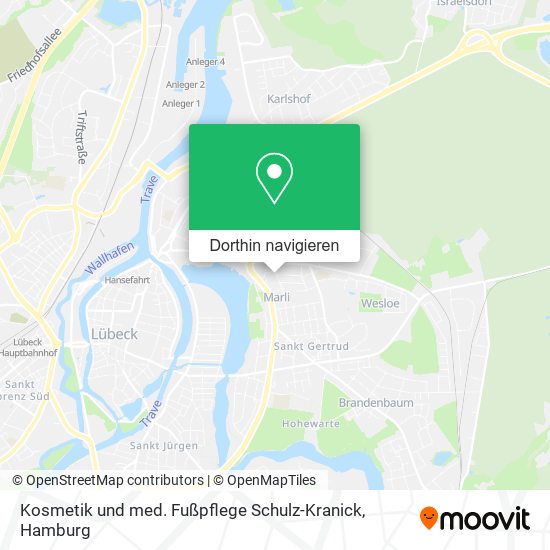 Kosmetik und med. Fußpflege Schulz-Kranick Karte