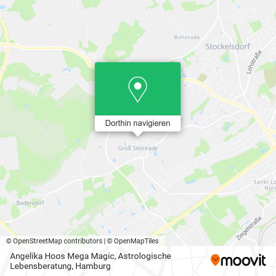 Angelika Hoos Mega Magic, Astrologische Lebensberatung Karte