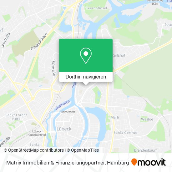 Matrix Immobilien-& Finanzierungspartner Karte