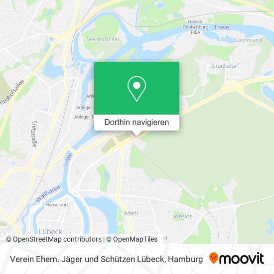 Verein Ehem. Jäger und Schützen Lübeck Karte