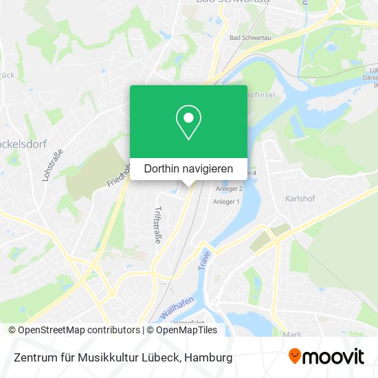 Zentrum für Musikkultur Lübeck Karte