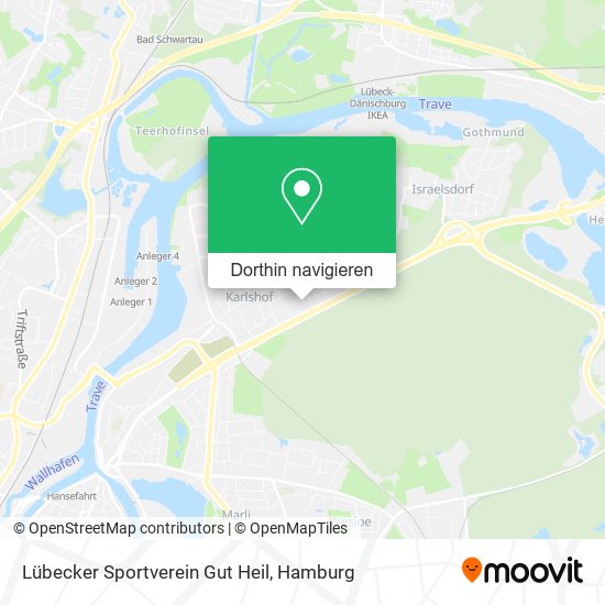 Lübecker Sportverein Gut Heil Karte