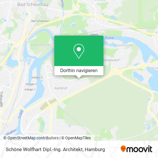 Schöne Wolfhart Dipl.-Ing. Architekt Karte