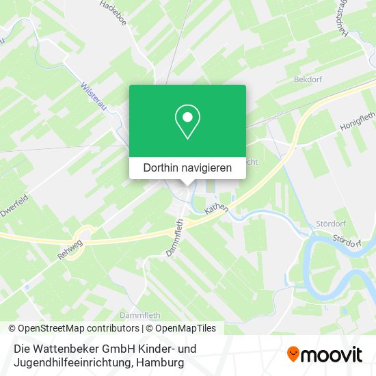 Die Wattenbeker GmbH Kinder- und Jugendhilfeeinrichtung Karte