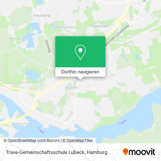 Trave-Gemeinschaftsschule Lübeck Karte