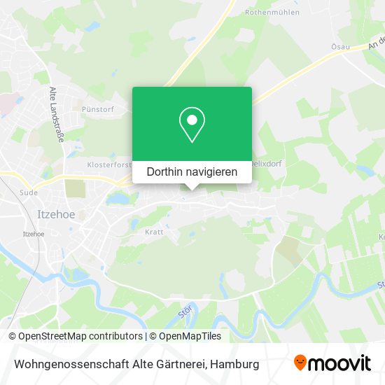 Wohngenossenschaft Alte Gärtnerei Karte