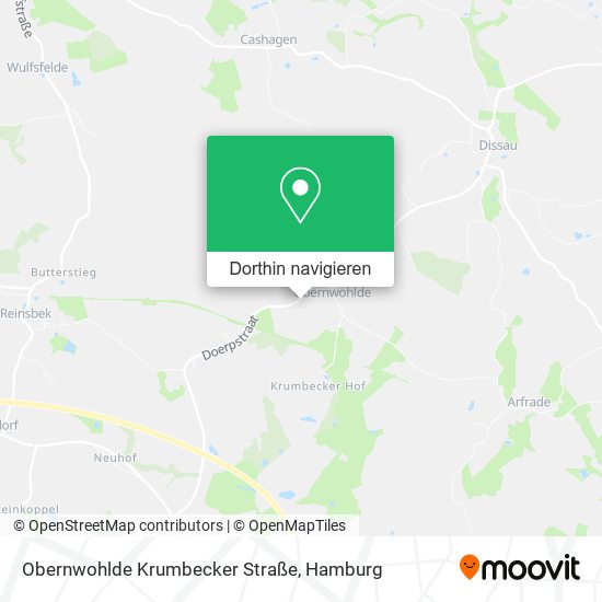 Obernwohlde Krumbecker Straße Karte