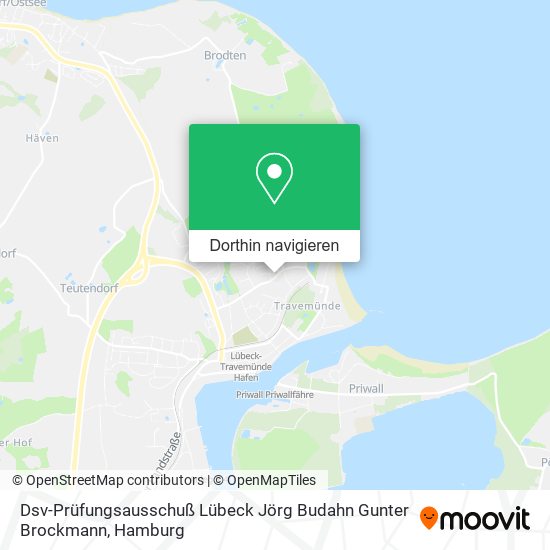 Dsv-Prüfungsausschuß Lübeck Jörg Budahn Gunter Brockmann Karte