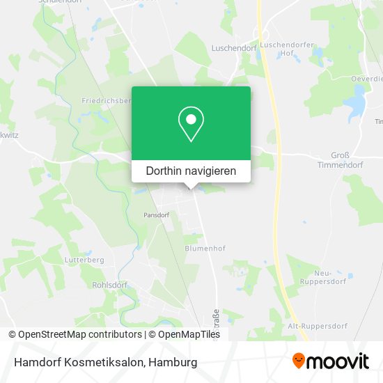 Hamdorf Kosmetiksalon Karte