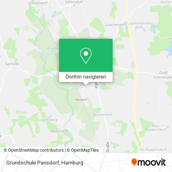 Grundschule Pansdorf Karte