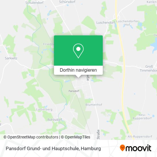 Pansdorf Grund- und Hauptschule Karte