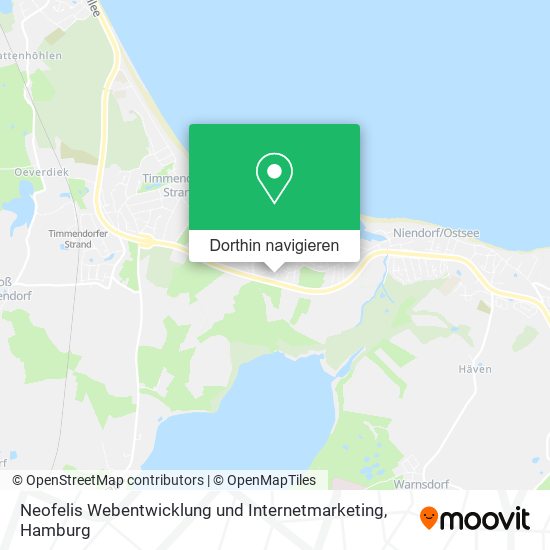 Neofelis Webentwicklung und Internetmarketing Karte