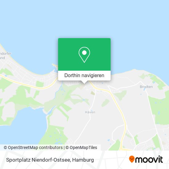 Sportplatz Niendorf-Ostsee Karte