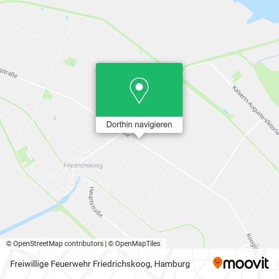 Freiwillige Feuerwehr Friedrichskoog Karte