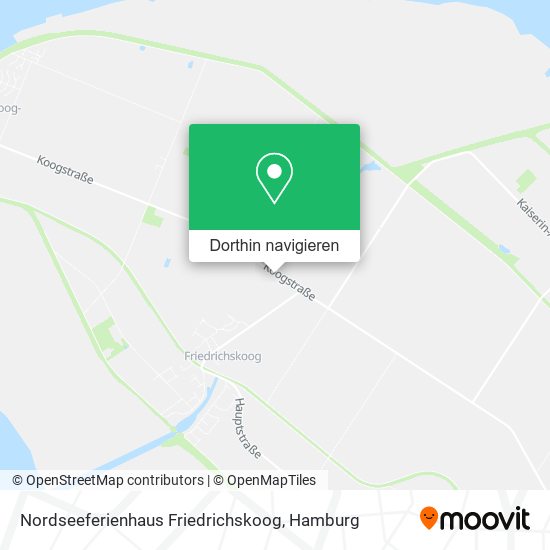 Nordseeferienhaus Friedrichskoog Karte
