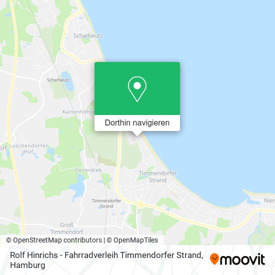 Rolf Hinrichs - Fahrradverleih Timmendorfer Strand Karte