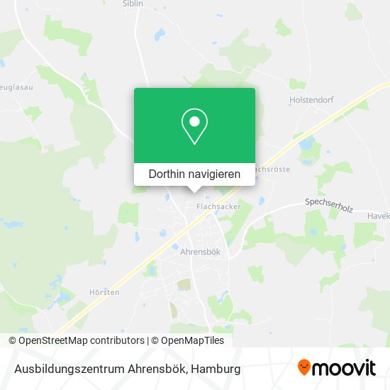 Ausbildungszentrum Ahrensbök Karte