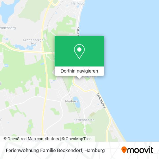 Ferienwohnung Familie Beckendorf Karte