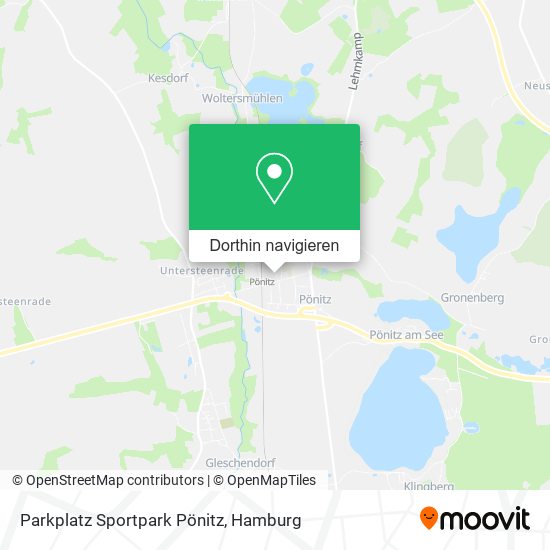 Parkplatz Sportpark Pönitz Karte