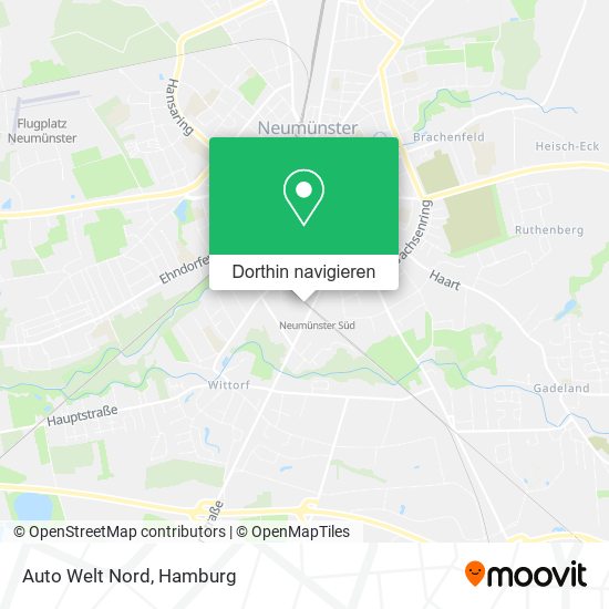 Auto Welt Nord Karte