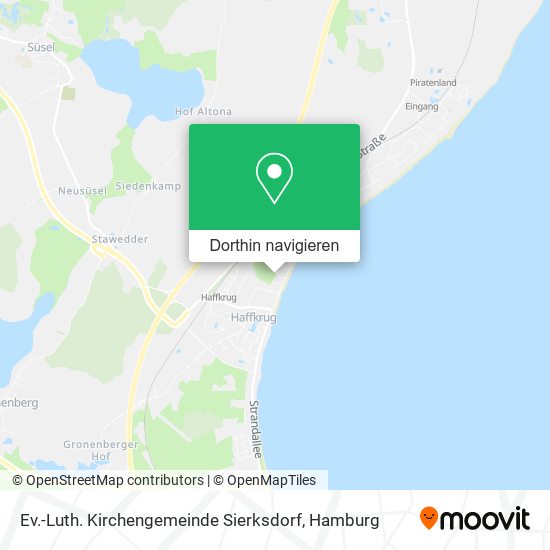 Ev.-Luth. Kirchengemeinde Sierksdorf Karte