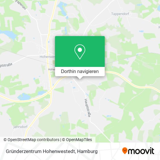 Gründerzentrum Hohenwestedt Karte