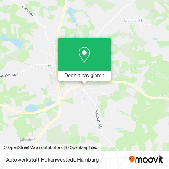 Autowerkstatt Hohenwestedt Karte