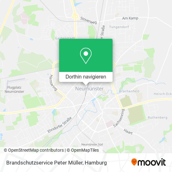 Brandschutzservice Peter Müller Karte