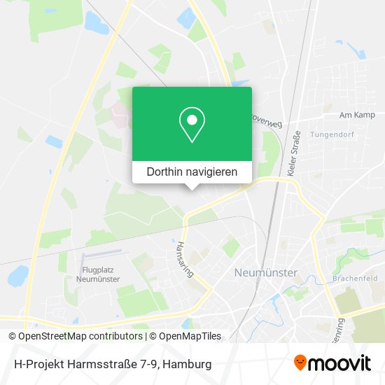H-Projekt Harmsstraße 7-9 Karte