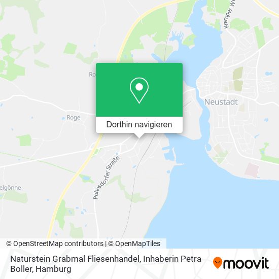 Naturstein Grabmal Fliesenhandel, Inhaberin Petra Boller Karte