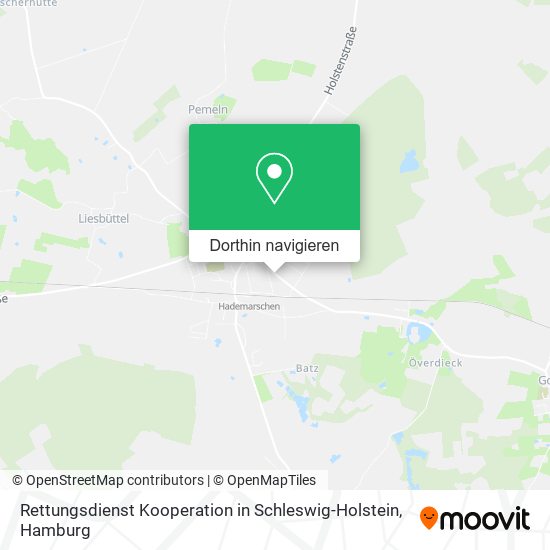 Rettungsdienst Kooperation in Schleswig-Holstein Karte