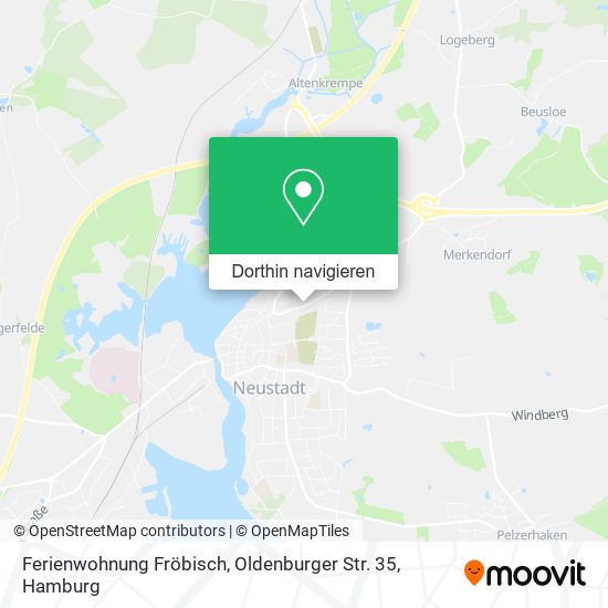 Ferienwohnung Fröbisch, Oldenburger Str. 35 Karte