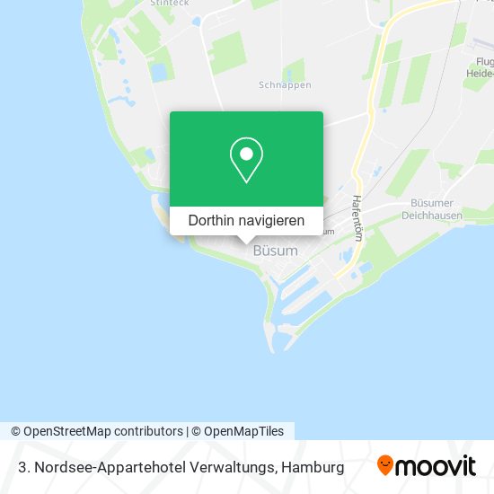 3. Nordsee-Appartehotel Verwaltungs Karte