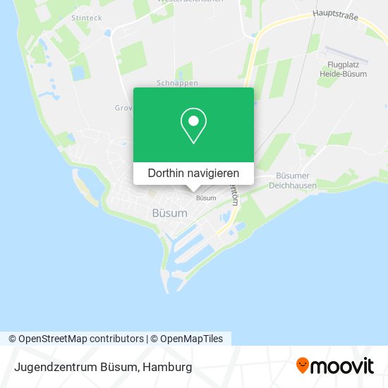 Jugendzentrum Büsum Karte