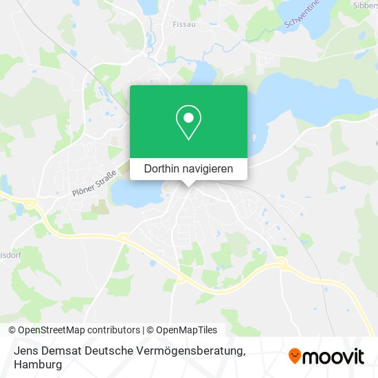 Jens Demsat Deutsche Vermögensberatung Karte