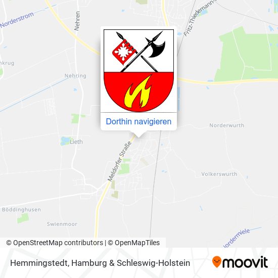Hemmingstedt Karte