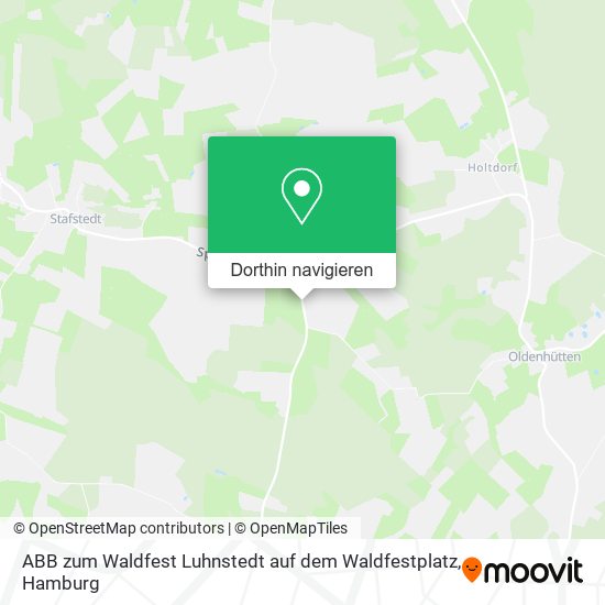 ABB zum Waldfest Luhnstedt auf dem Waldfestplatz Karte