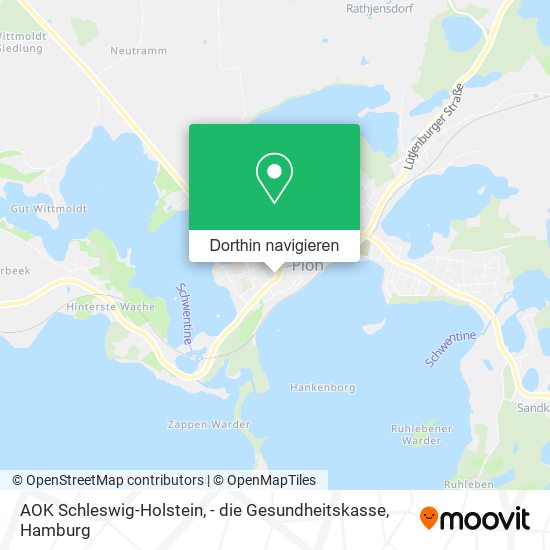 AOK Schleswig-Holstein, - die Gesundheitskasse Karte