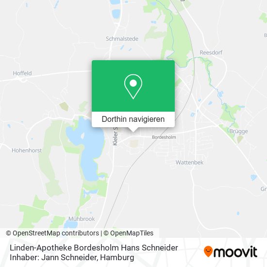 Linden-Apotheke Bordesholm Hans Schneider Inhaber: Jann Schneider Karte