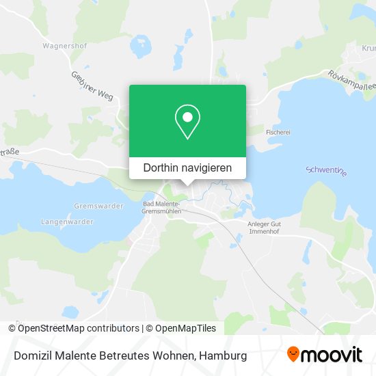 Domizil Malente Betreutes Wohnen Karte