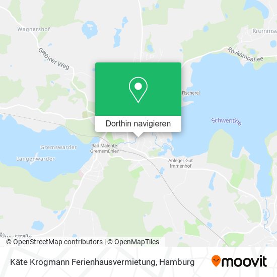 Käte Krogmann Ferienhausvermietung Karte