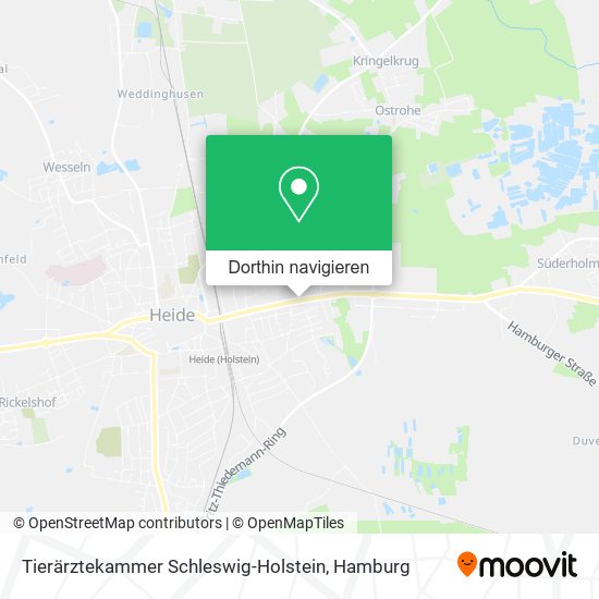 Tierärztekammer Schleswig-Holstein Karte