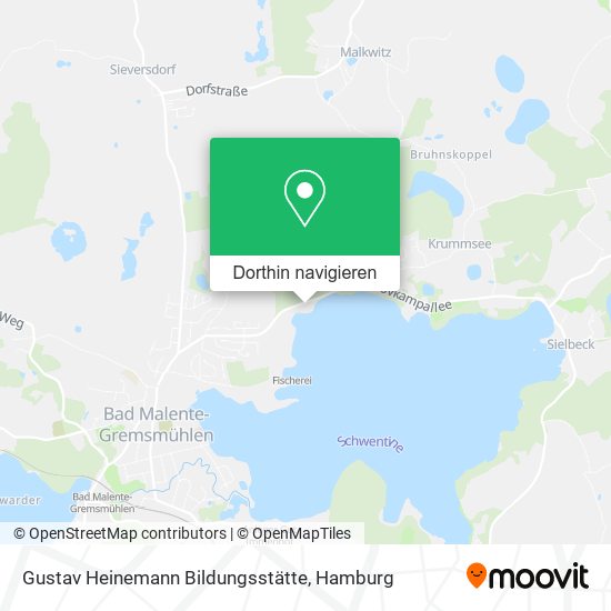 Gustav Heinemann Bildungsstätte Karte