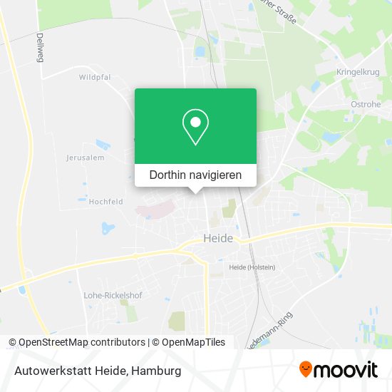 Autowerkstatt Heide Karte