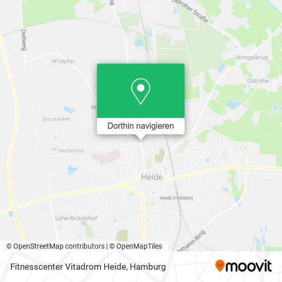 Fitnesscenter Vitadrom Heide Karte