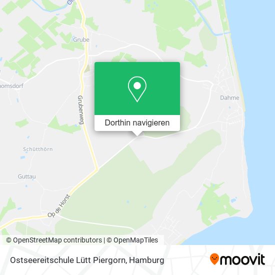 Ostseereitschule Lütt Piergorn Karte