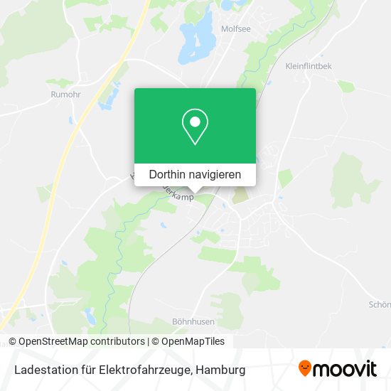 Ladestation für Elektrofahrzeuge Karte