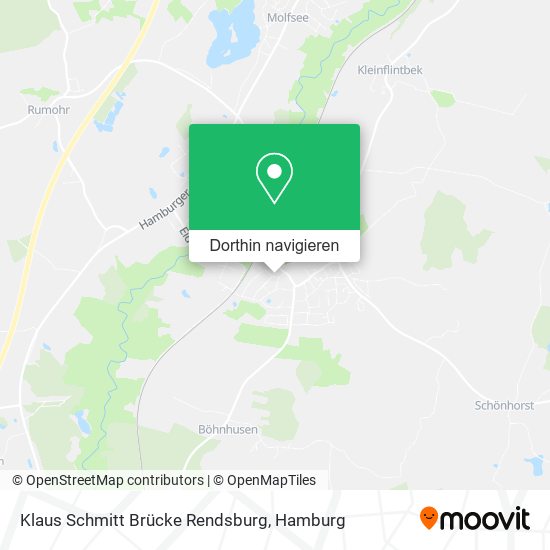 Klaus Schmitt Brücke Rendsburg Karte
